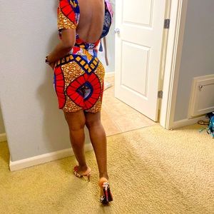 Ankara pant and top set.